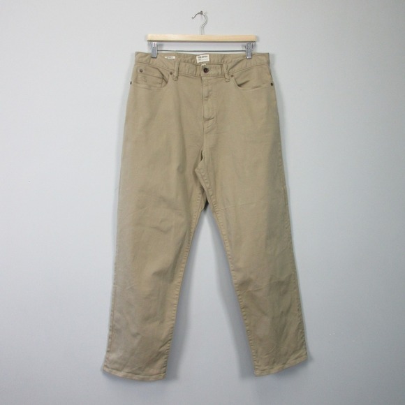 Todd Snyder Relaxed Fit Chino Pants Women 34X30 Beige Cotton Blend Straight 714 - Picture 1 of 11